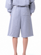 NOCTRA SHORTS - GREY MELANGE