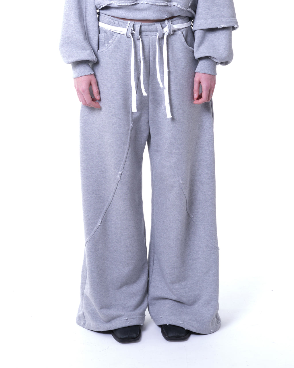 NOCTRA PANTS - GREY MELANGE