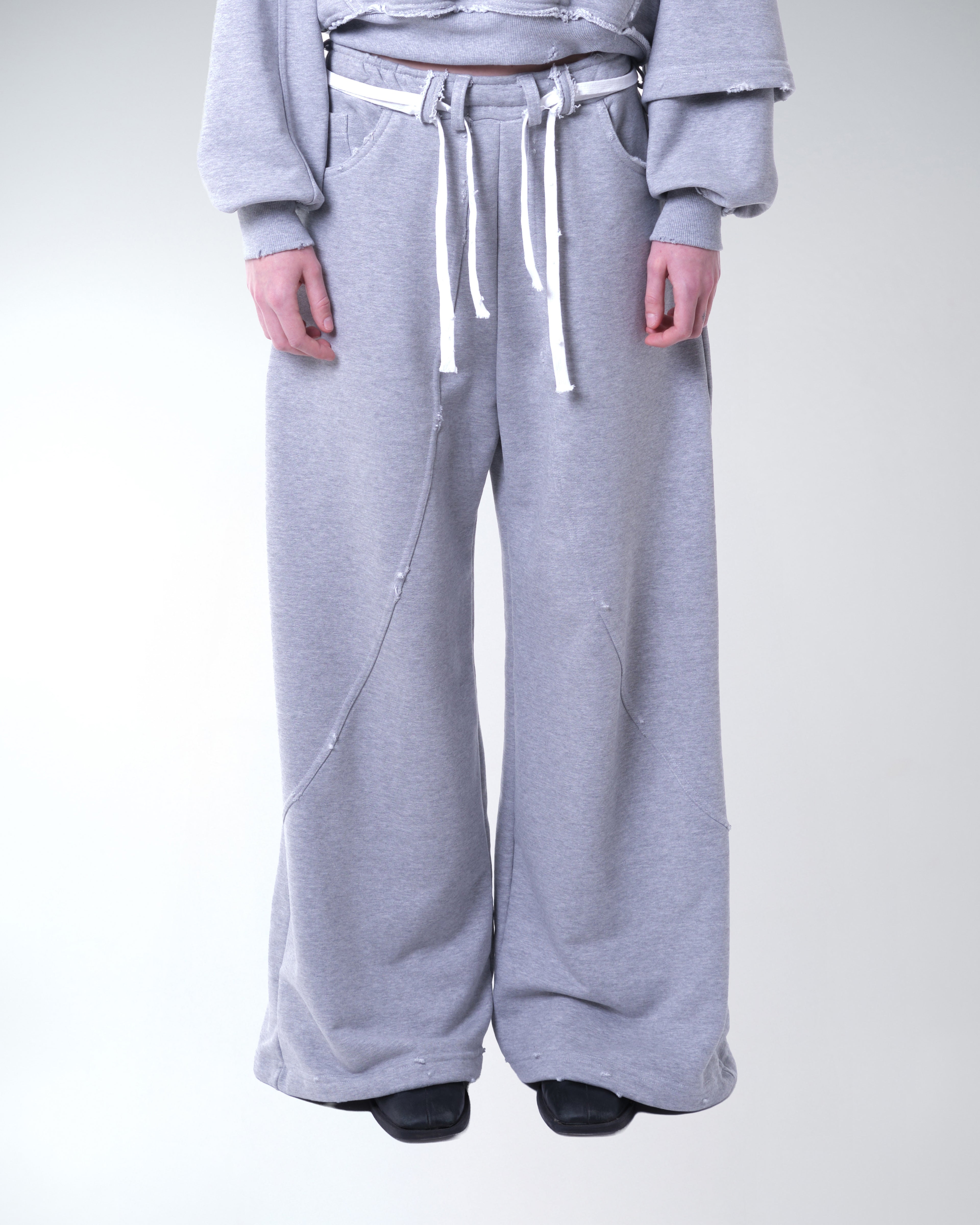 NOCTRA PANTS - GREY MELANGE